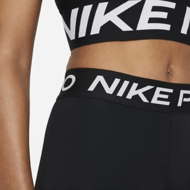 Calça Legging Nike 365 Tight Preta e Branca - Feminina