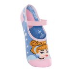 Meia-Lupo-2367-010-Sapatilha-Antiderrapante-Princesas-Disney-2140-Azul-Frente