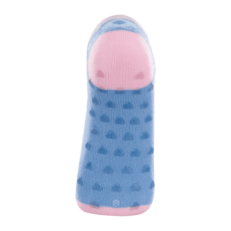 Meia-Lupo-2367-010-Sapatilha-Antiderrapante-Princesas-Disney-2140-Azul-Costas
