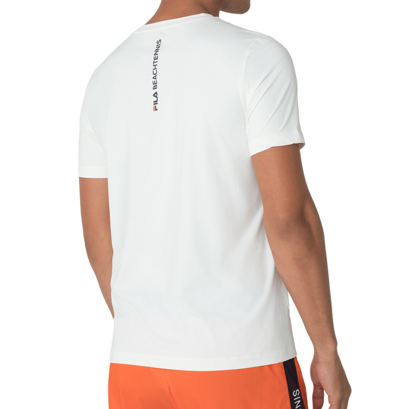Camiseta--Fila--F11TN148--Sand--Masculina-Costas