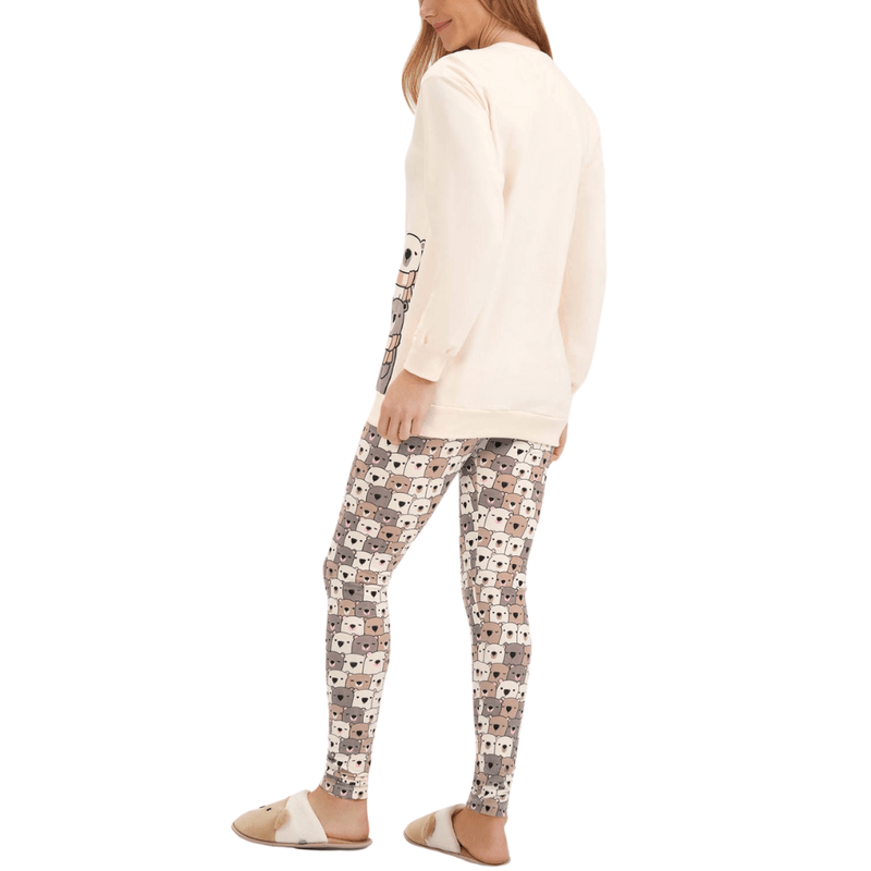 Pijama-Cor-Com-Amor-Manga-Longa-Com-Legging-Moletinho-Comfort-Plush-2010002-CR-Creme-2